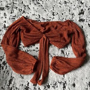Rust Orange Women's Crop Top